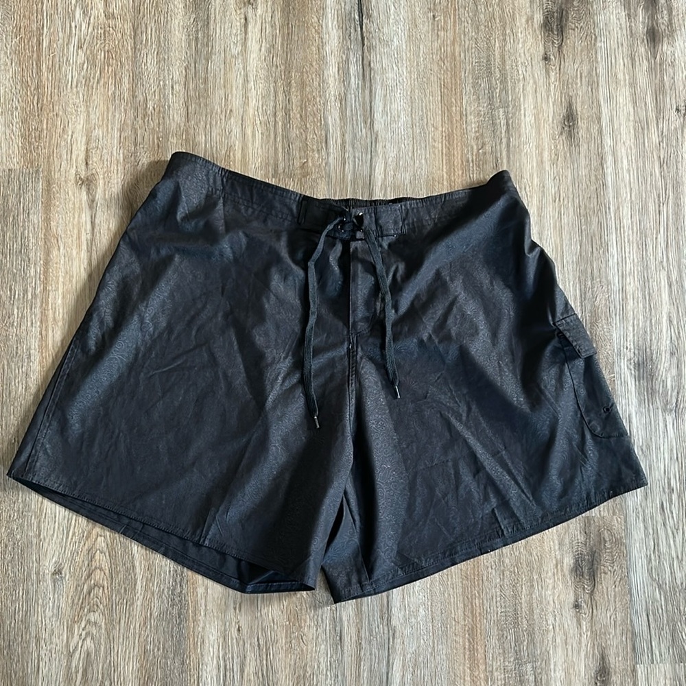 Raya Sun Black Swim Shorts Size 2X